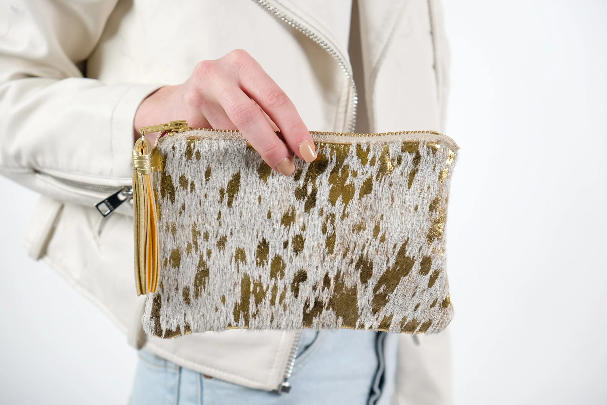 Gold Metallic Mini Clutch Parker Hyde